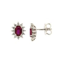 Orecchini Mirco Visconti Donna in Oro Rubino 0.49 Ct LF459/B10R - LF459/B10R